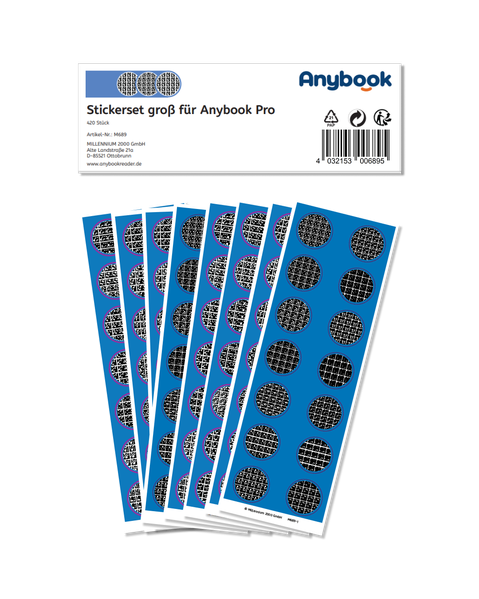 Cover for Anybook Pro Sticker Set groß