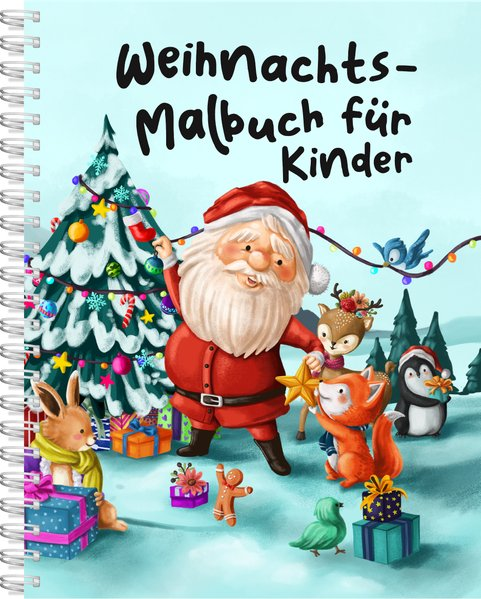 Cover for Weihnachts-Malbuch für Kinder
